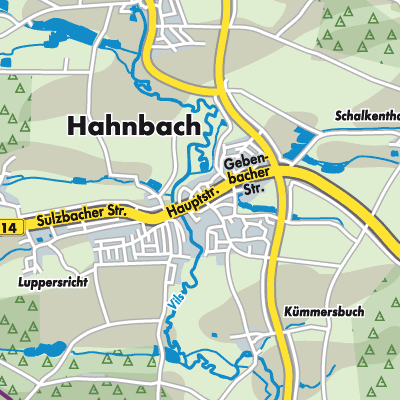 Übersichtsplan Hahnbach
