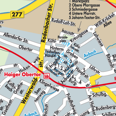 Stadtplan Haiger