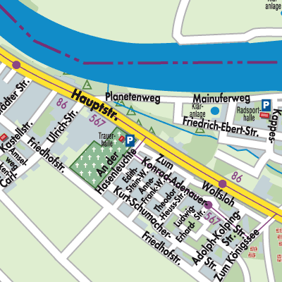 Stadtplan Hainburg