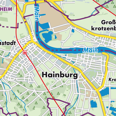 Übersichtsplan Hainburg