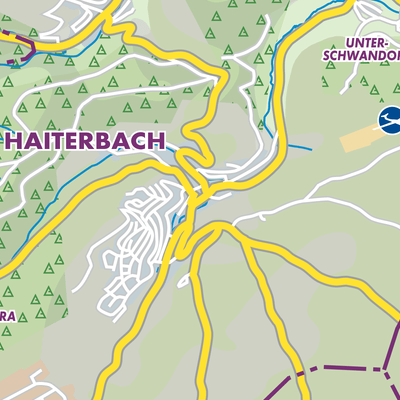 Übersichtsplan Haiterbach