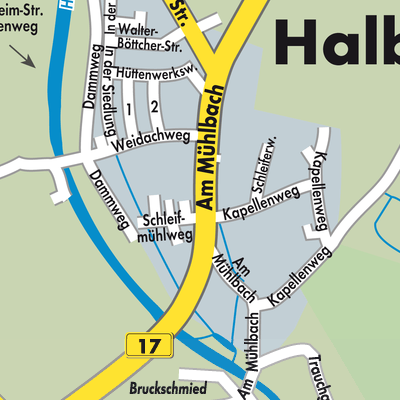 Stadtplan Halblech