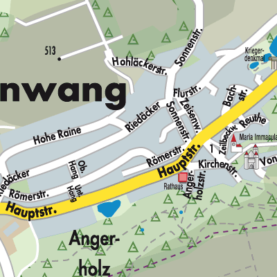 Stadtplan Haldenwang
