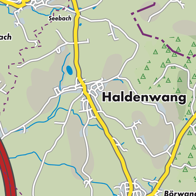 Übersichtsplan Haldenwang