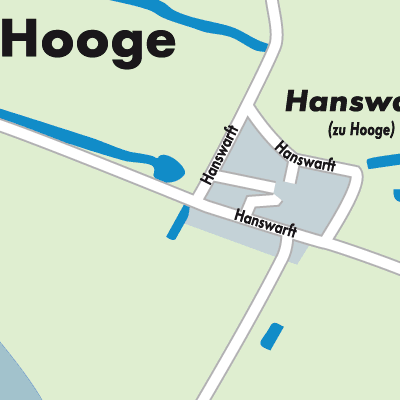 Stadtplan Hallig Hooge