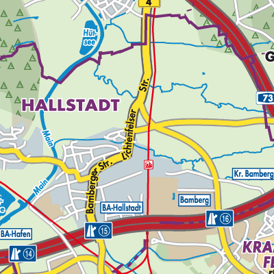 Übersichtsplan Hallstadt