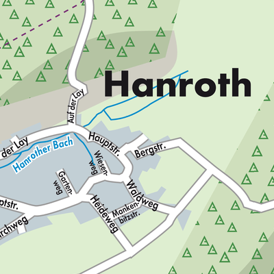 Stadtplan Hanroth