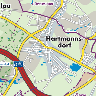 Übersichtsplan Hartmannsdorf