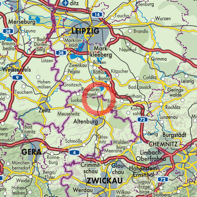 Landkarte Haselbach