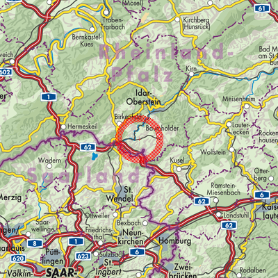 Landkarte Heimbach