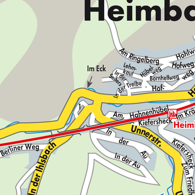 Stadtplan Heimbach