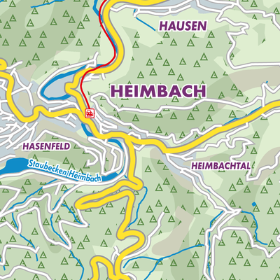Übersichtsplan Heimbach