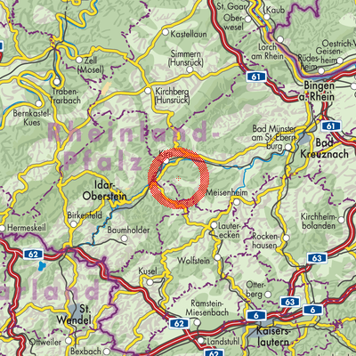 Landkarte Heimweiler