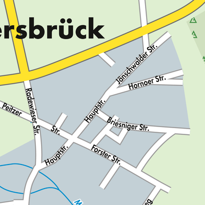 Stadtplan Heinersbrück