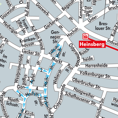 Stadtplan Heinsberg