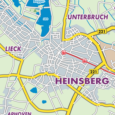 Übersichtsplan Heinsberg