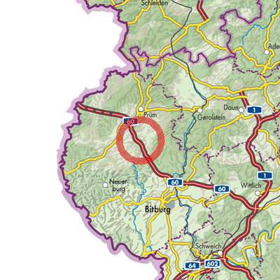 Landkarte Heisdorf