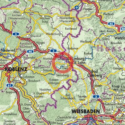 Landkarte Heistenbach
