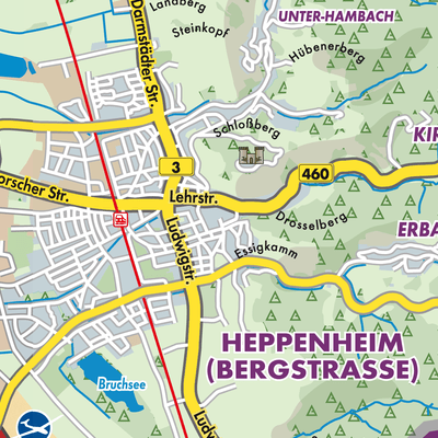 Übersichtsplan Heppenheim