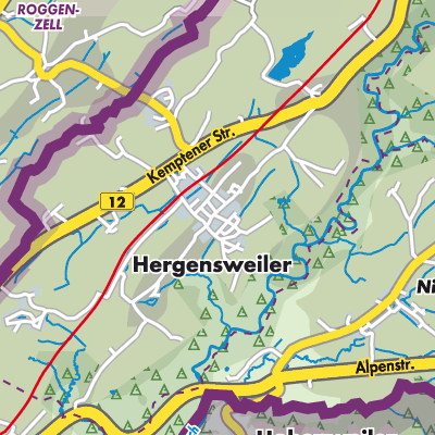 Übersichtsplan Hergensweiler