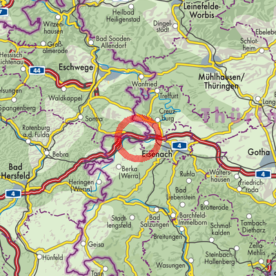 Landkarte Herleshausen