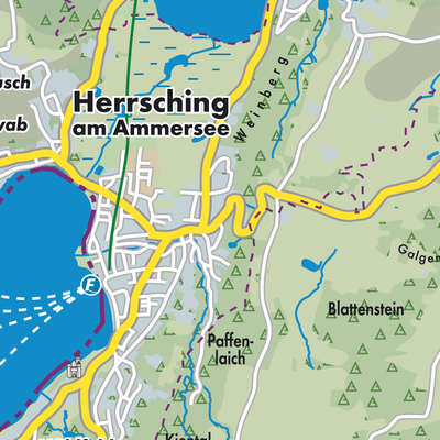 Übersichtsplan Herrsching am Ammersee