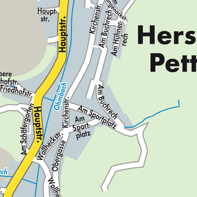 Stadtplan Herschweiler-Pettersheim