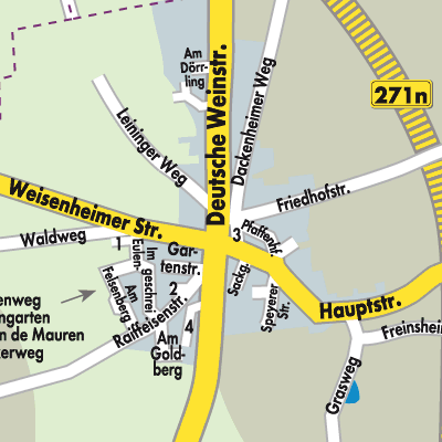 Stadtplan Herxheim am Berg