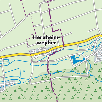 Übersichtsplan Herxheimweyher