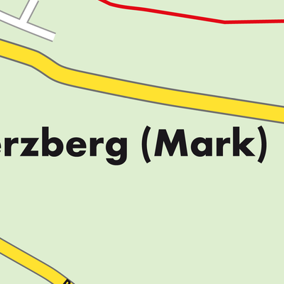 Stadtplan Herzberg (Mark)