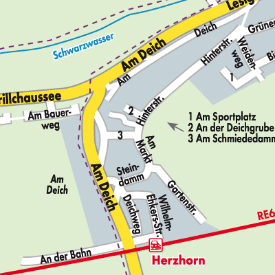 Stadtplan Herzhorn