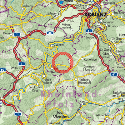 Landkarte Hesweiler