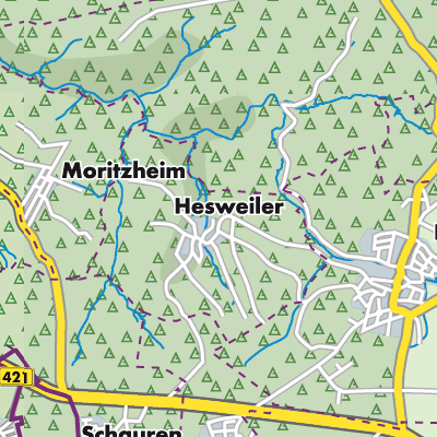 Übersichtsplan Hesweiler