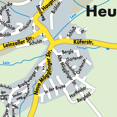 Stadtplan Heuchlingen