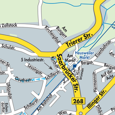 Stadtplan Heusweiler