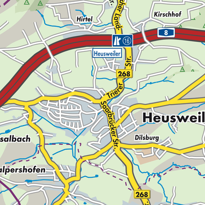 Übersichtsplan Heusweiler