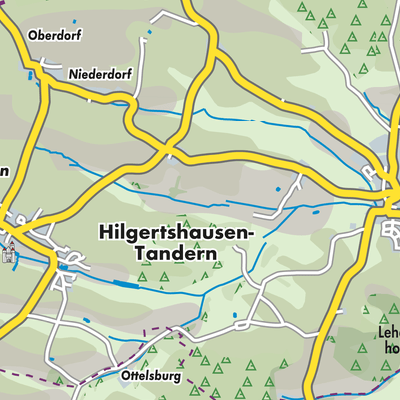 Übersichtsplan Hilgertshausen-Tandern