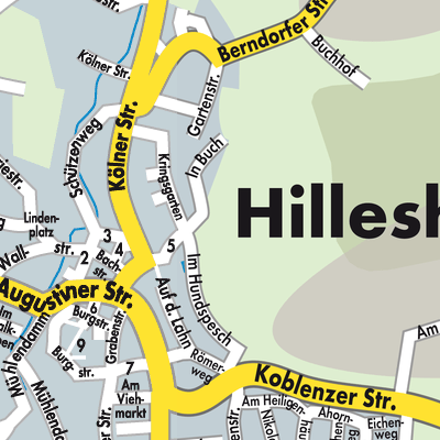 Stadtplan Hillesheim