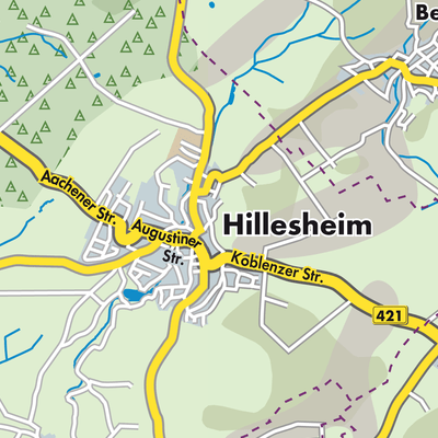 Übersichtsplan Hillesheim