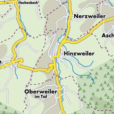 Übersichtsplan Hinzweiler