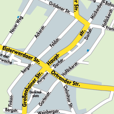 Stadtplan Hirschfeld