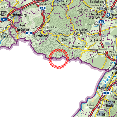 Landkarte Hirschthal