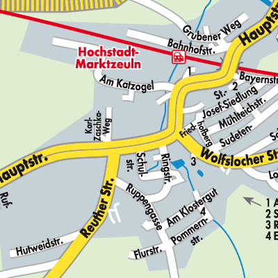 Stadtplan Hochstadt a.Main