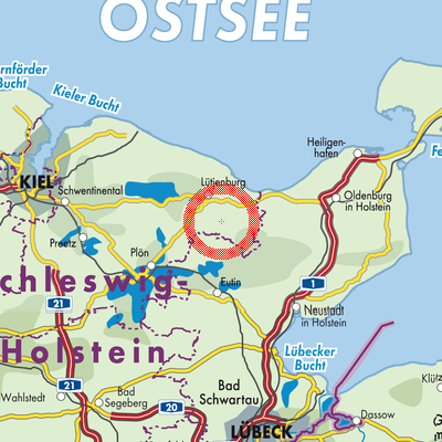 Landkarte Högsdorf