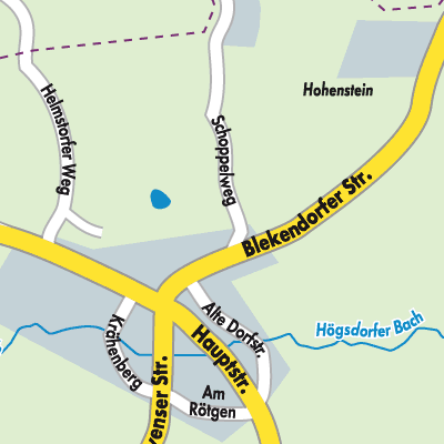 Stadtplan Högsdorf