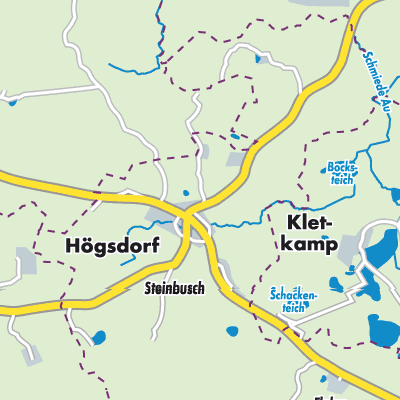 Übersichtsplan Högsdorf