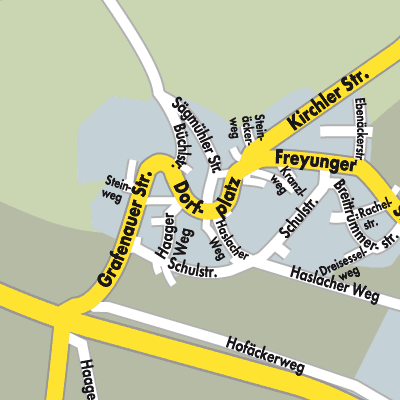 Stadtplan Hohenau