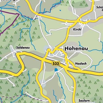 Übersichtsplan Hohenau