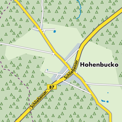 Übersichtsplan Hohenbucko