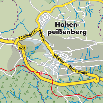 Übersichtsplan Hohenpeißenberg